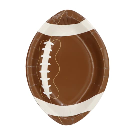 7" Football Shaped Snack Plates, 8ct. by Celebrate It™